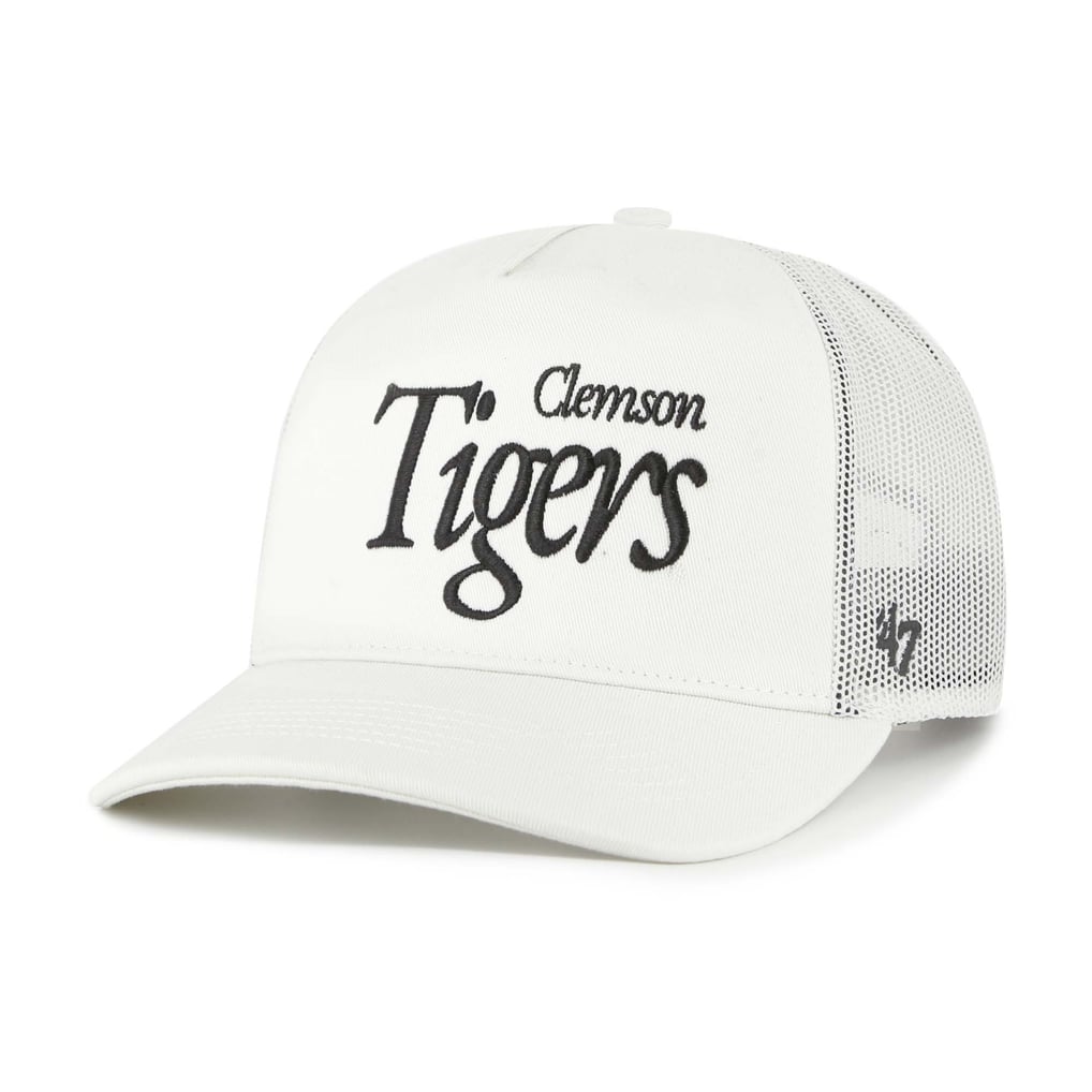  Clemson Tigers '47 Unisex Foundation Script Adjustable Trucker Hat - Cream
